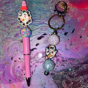 SUMMERWEEN Peace & Spooks Pen & Keychain set (b)
